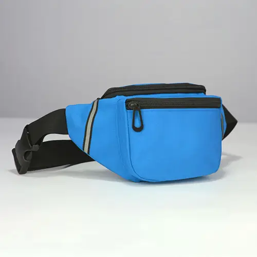 Eco-Friendly Waist Bag Made from Recycled Polyester with Adjustable Strap